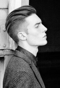 slicked back undercut