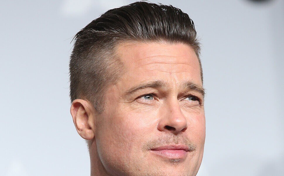 Brad Pitt Undercut Hairstyle