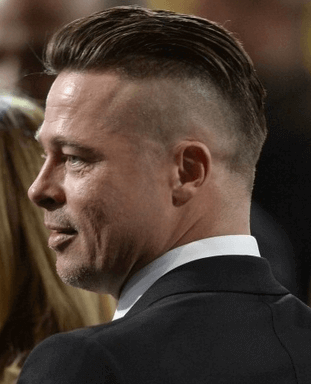 Brad Pitt Undercut Hairstyle