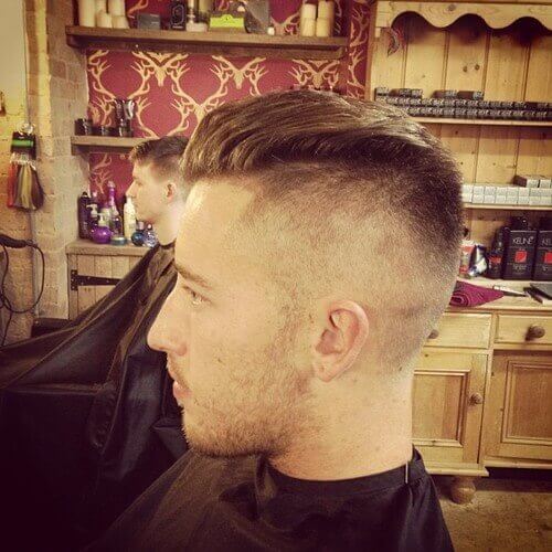 Slicked Back Undercut Hairstyle For Men